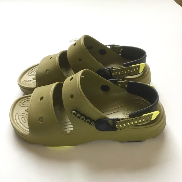 CROCS Classic All-Terrain Sandal Green Women's size 12/ Men's size 10 -NEW - Picture 1 of 10